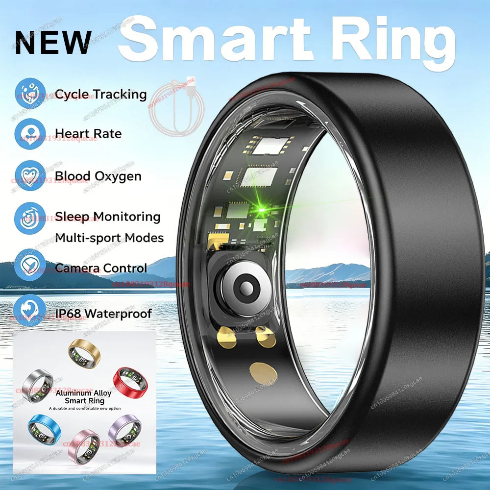 Bague Connectée  Smart Ring R10-Suivi Santé & Sport- Mixte