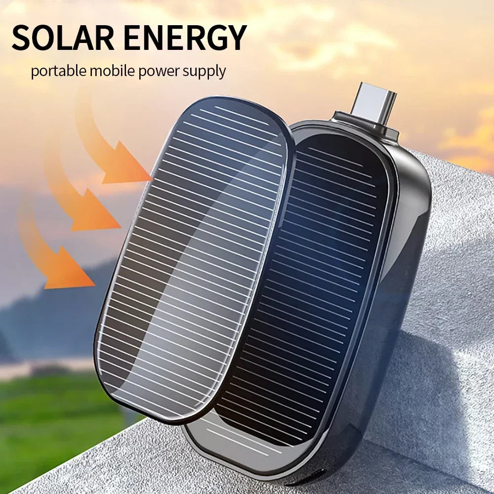 Mini batterie externe solaire Porte-clés Lenovo 1200 mAh - Batterie de secours