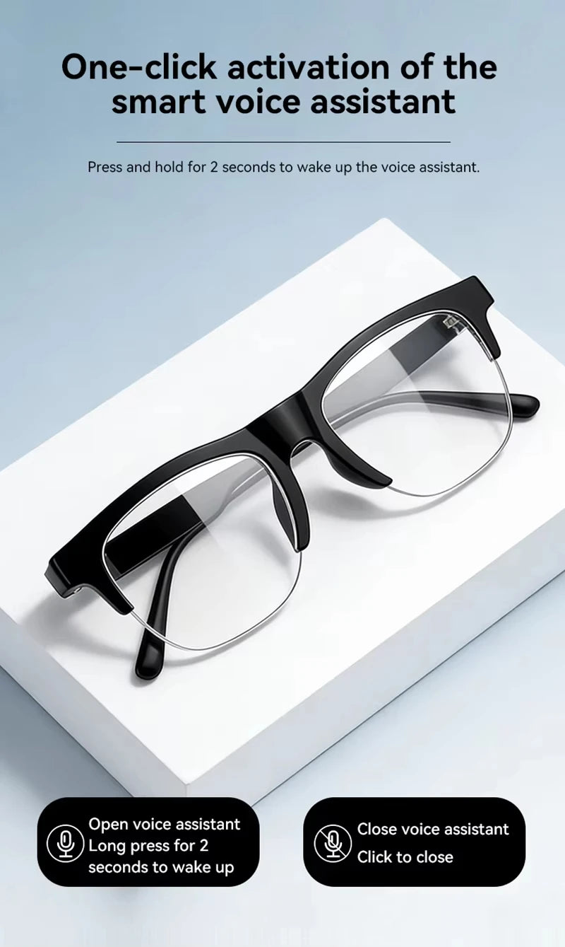 Lunettes Connectées AI 8K 2400MP-Traduction Instantanée & Appels