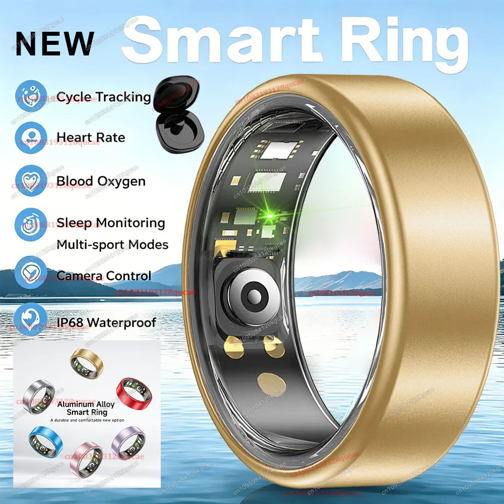 Bague Connectée  Smart Ring R10-Suivi Santé & Sport- Mixte