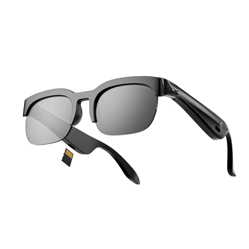 Lunettes Intelligentes Lenovo- Bluetooth-Traduction en temps réel, Conduction Osseuse & Audio