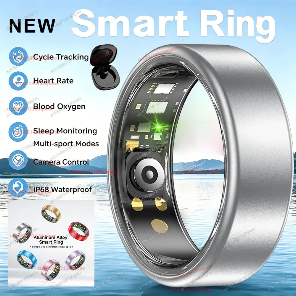 Bague Connectée  Smart Ring R10-Suivi Santé & Sport- Mixte