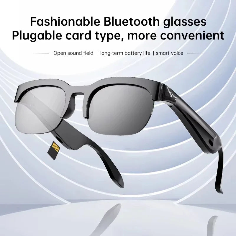 Lunettes Intelligentes Lenovo- Bluetooth-Traduction en temps réel, Conduction Osseuse & Audio