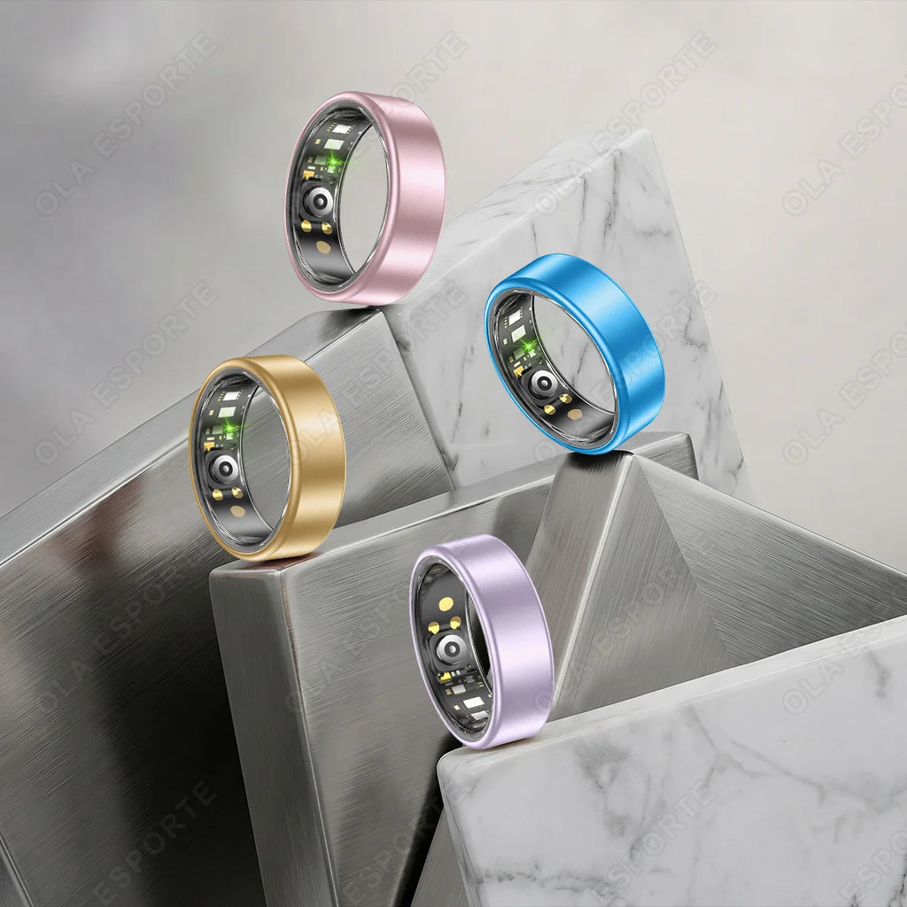 Bague connectée R10 avec étui de rangement homme/femme