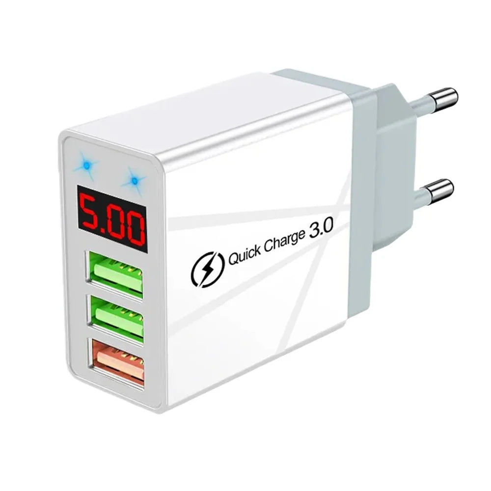 USB Charger 3 Ports