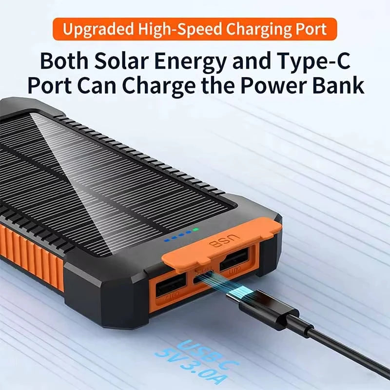 Lenovo 500000mAh Solar Power Bank