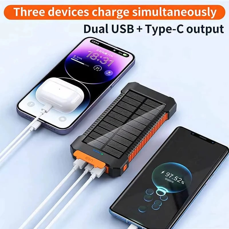Lenovo 500000mAh Solar Power Bank