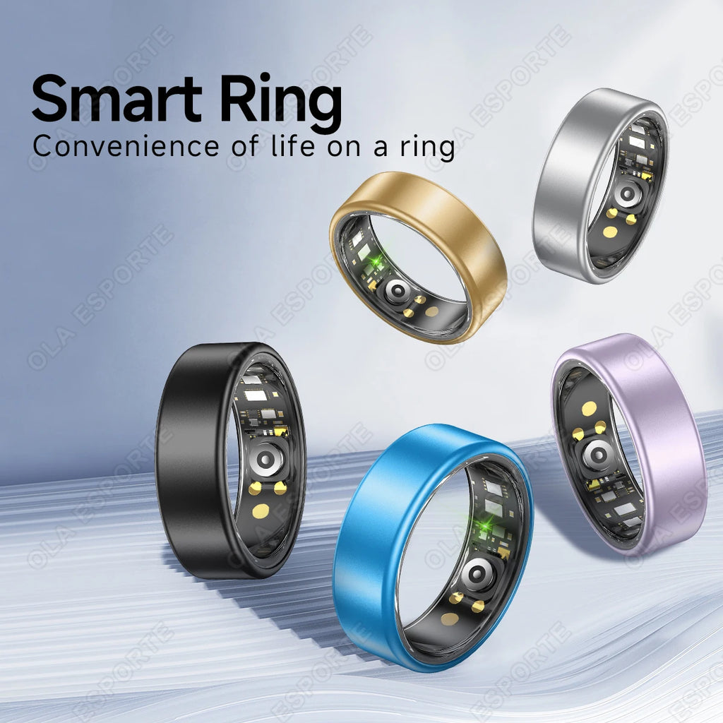 Bague connectée R10 avec étui de rangement homme/femme