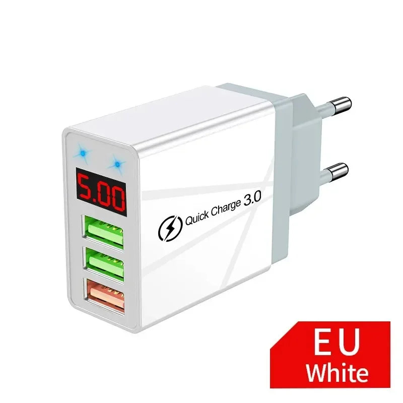 USB Charger 3 Ports