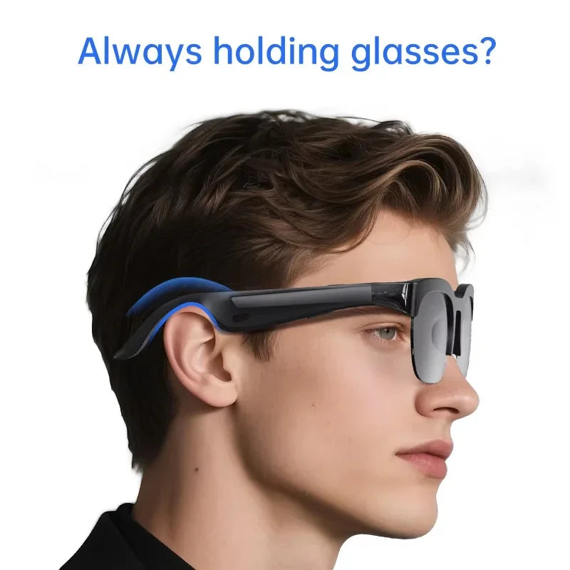 Lunettes Intelligentes Lenovo- Bluetooth-Traduction en temps réel, Conduction Osseuse & Audio