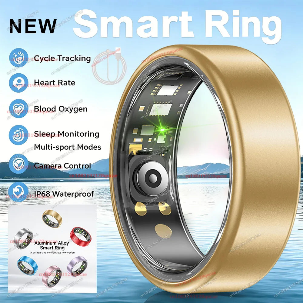 Bague Connectée  Smart Ring R10-Suivi Santé & Sport- Mixte