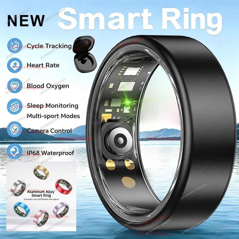 Bague Connectée  Smart Ring R10-Suivi Santé & Sport- Mixte