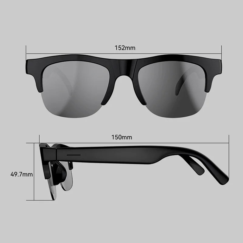 Lunettes Connectées AI 8K 2400MP-Traduction Instantanée & Appels