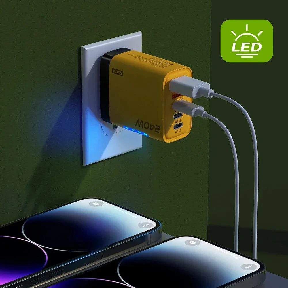 5 In 1 GaN 240W USB C Fast Charging