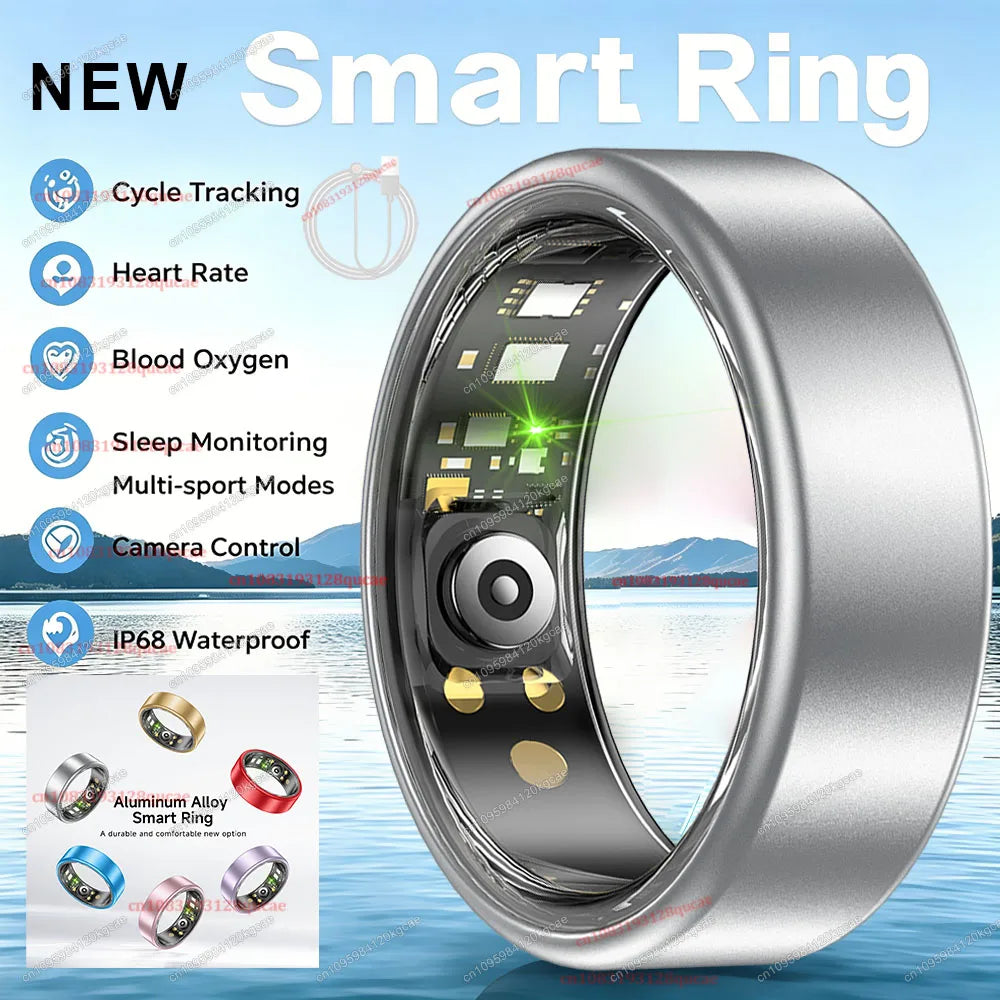 Bague Connectée  Smart Ring R10-Suivi Santé & Sport- Mixte