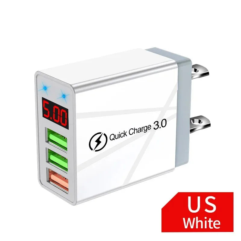 USB Charger 3 Ports