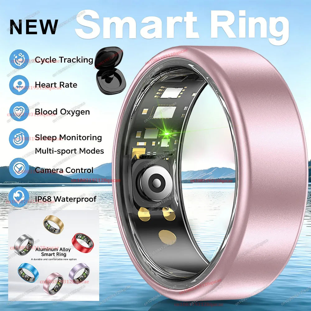 Bague Connectée  Smart Ring R10-Suivi Santé & Sport- Mixte