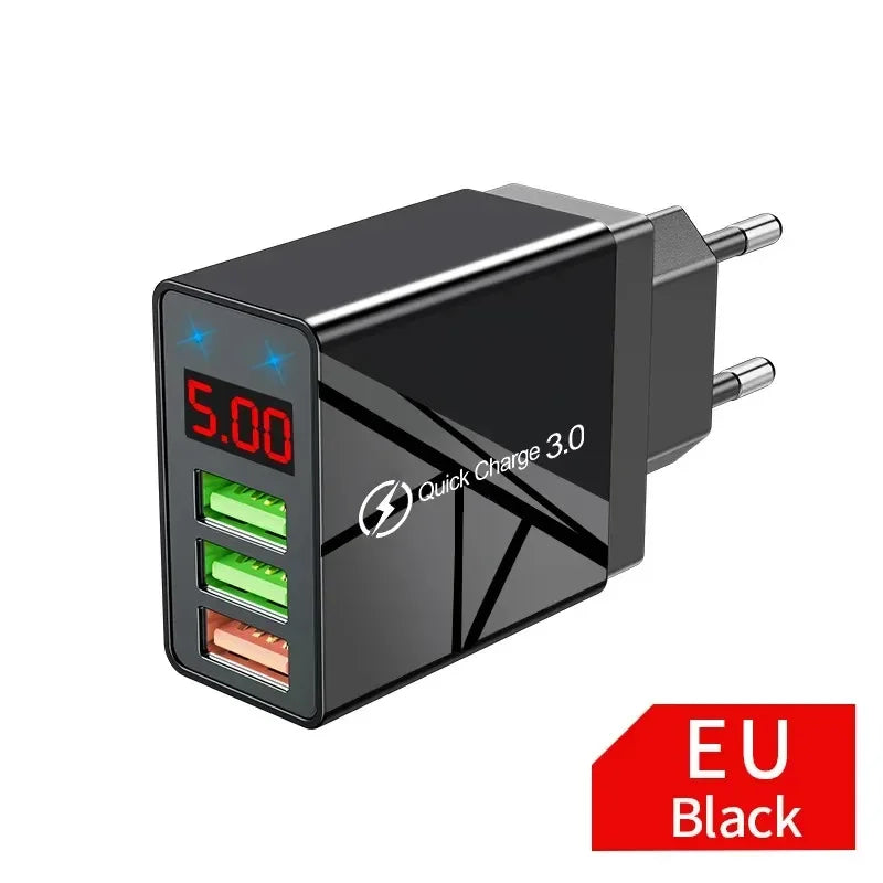 Chargeur USB rapide 3 Ports